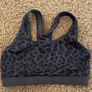 Avia Black Leopard Sports Bra